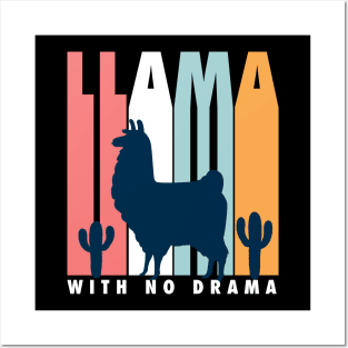 LLama With No Drama Posters and Art